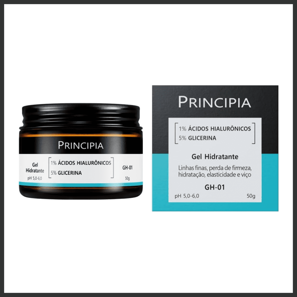 PRINCIPIA Gel Hidratante Facial GH-01 melhor hidratante para pele oleosa e acneica