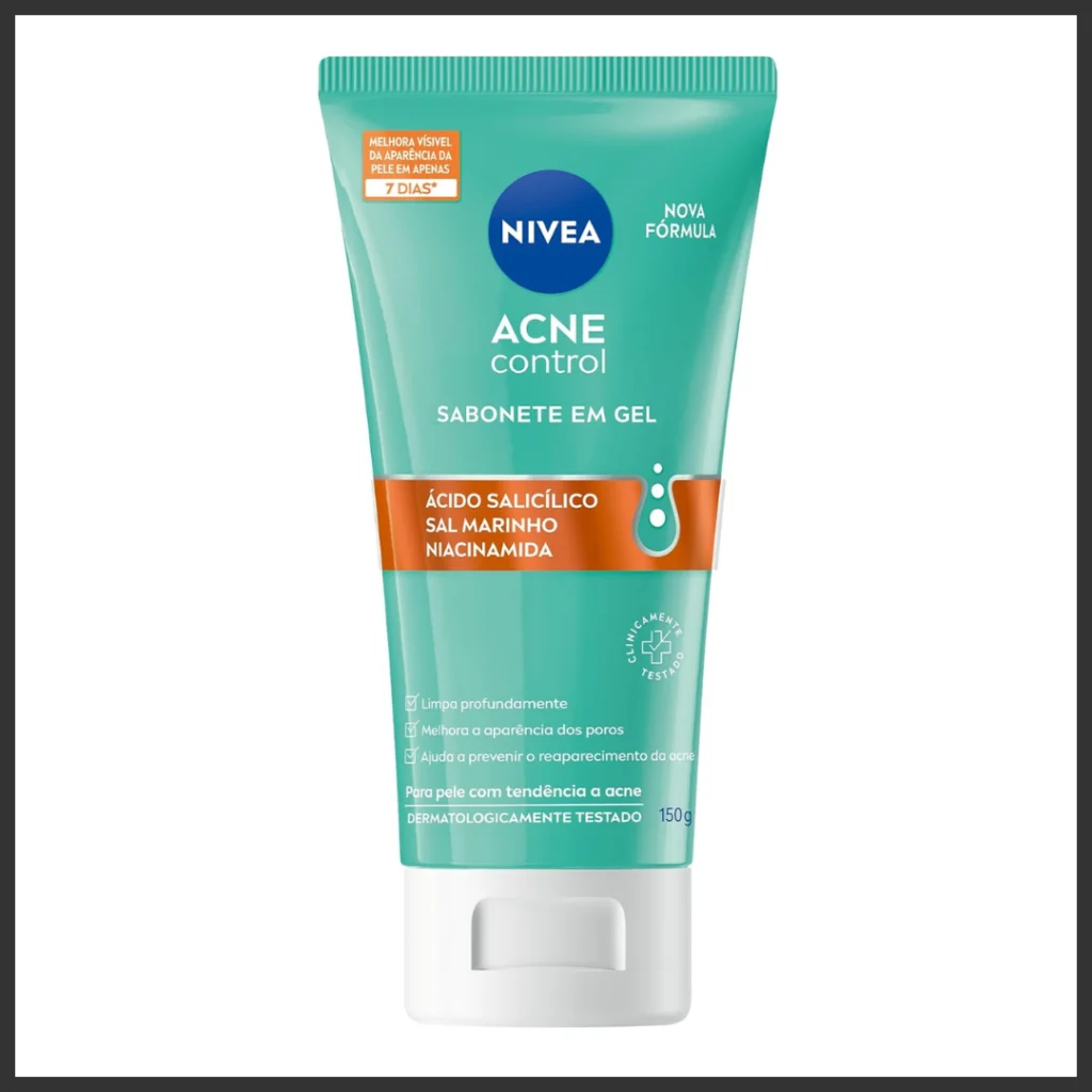 melhor sabonete custo-benefício para pele oleosa Nivea Acne Control Gel de Limpeza