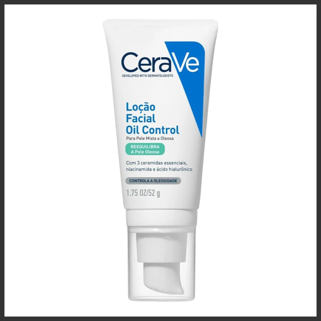 CeraVe Loção Facial Hidratante Oil Control melhor hidratante para pele oleosa sensível