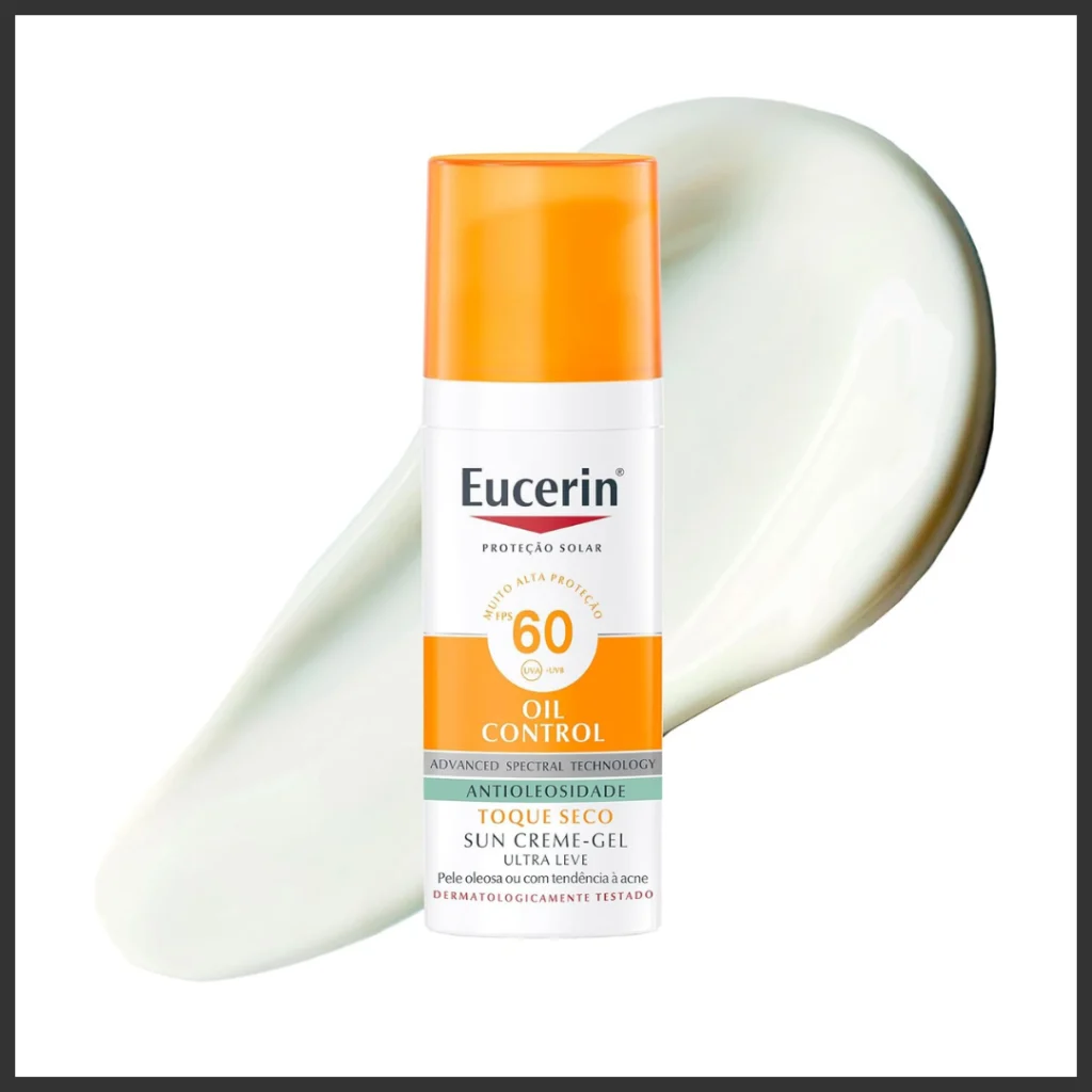 melhor protetor solar para pele oleosa Eucerin Sun Oil Control FPS 60 