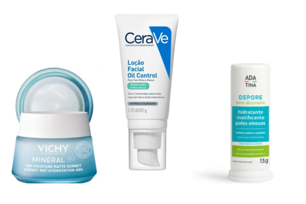Vichy, Cerave e Ada Tina entre as opções de melhor hidratante facial para pele oleosa