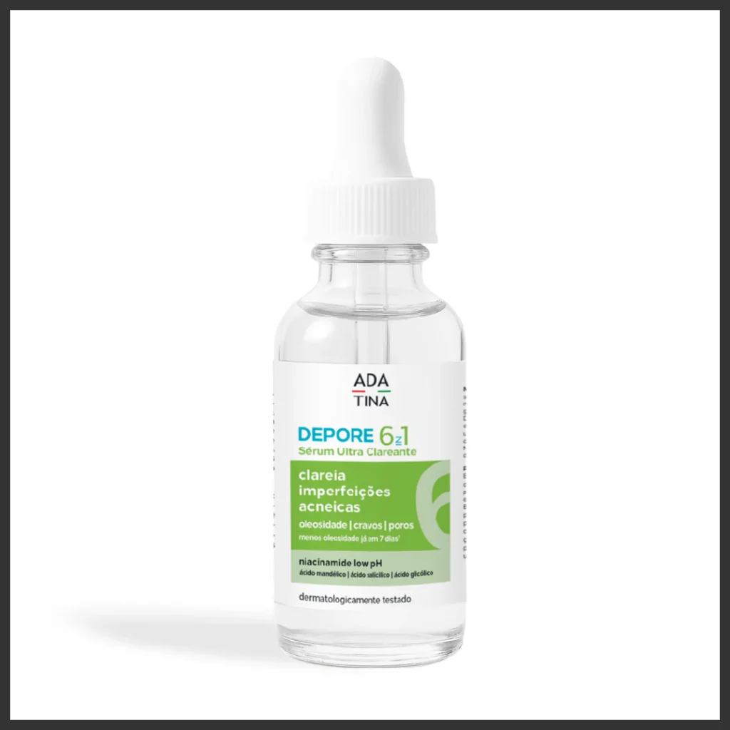 frasco Depore 6 in 1 Ultra Clareante para pele oleosa