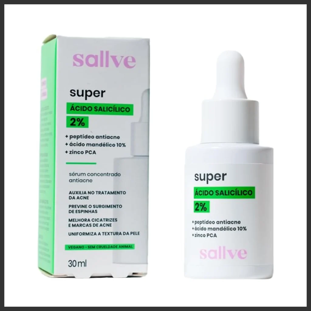 embalagem Sallve Super Ácido Salicílico 2%