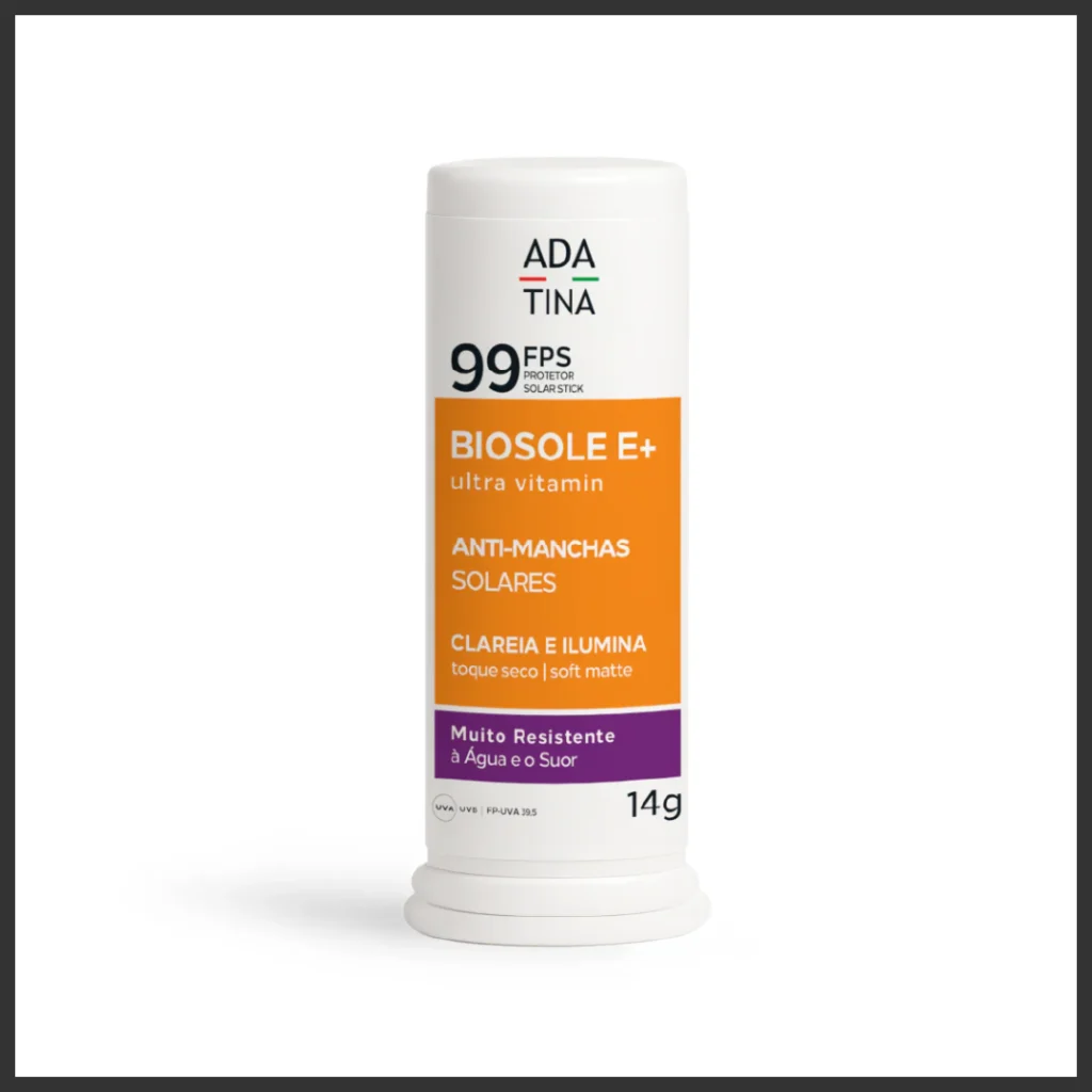 frasco do Biosole E Plus Ultra Vitamin Stick FPS 99