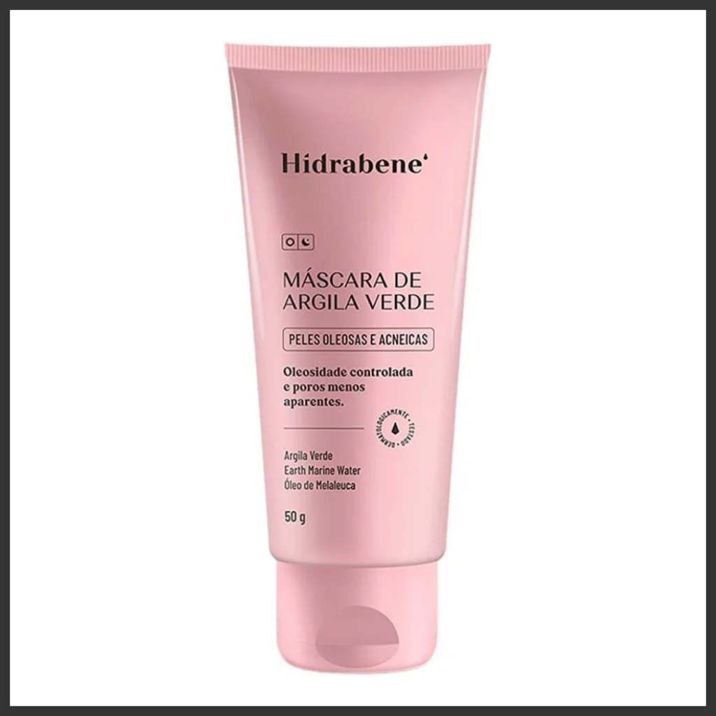 frasco Hidrabene Máscara de Argila Verde