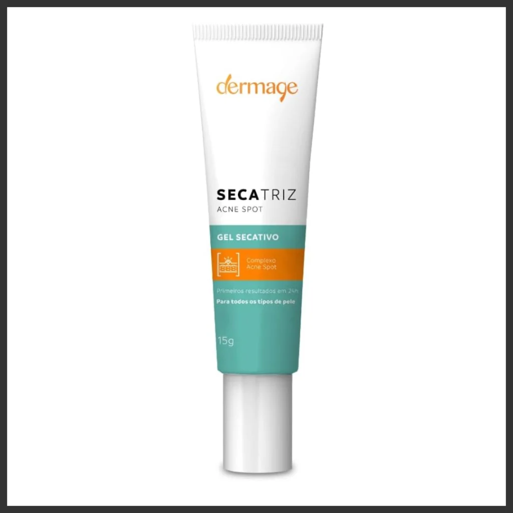 embalagem Dermage Secatriz Acne Spot, gel secativo com ácido salicílico para espinha interna