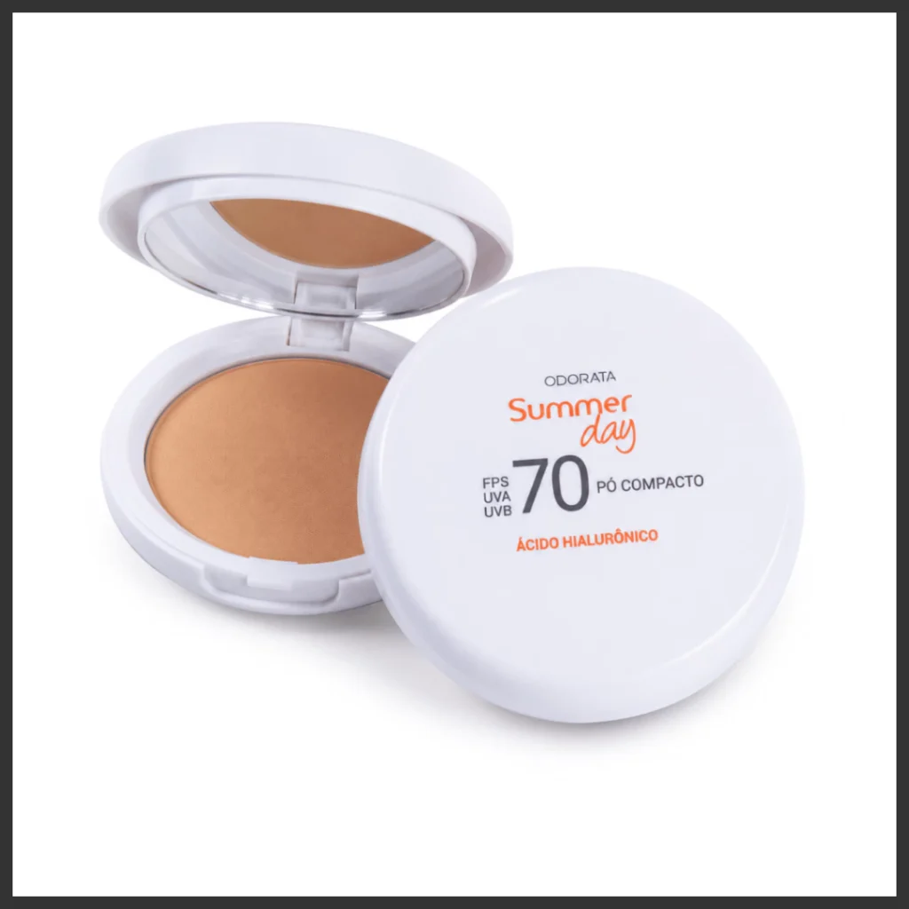 embalagem Odorata Summer Day Pó Compacto FPS 70
